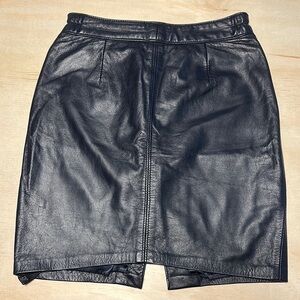 Leather Skirt